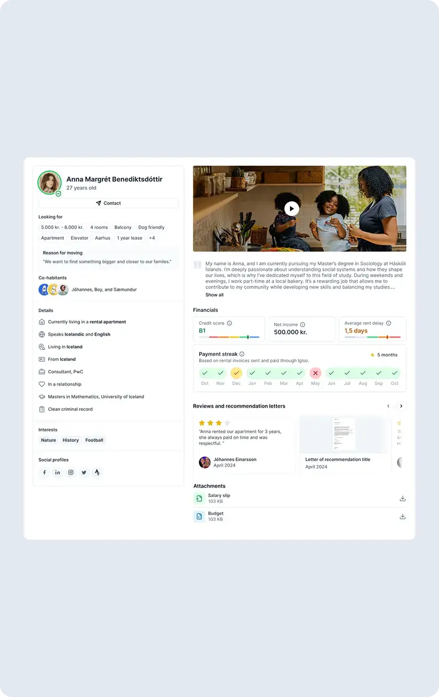 Finndu rétta leigutakann