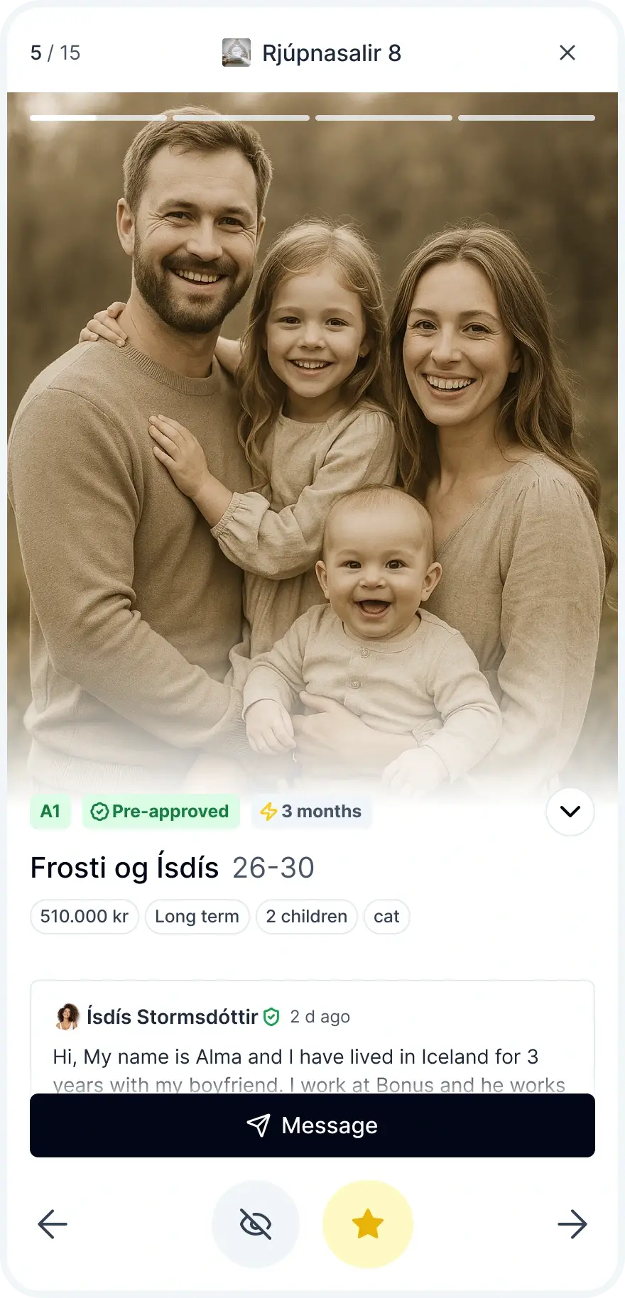 Styrktu umsóknina þína með því að sýna hver þú ert.